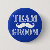 Team Groom Groomsmen, knop Ronde Button 5,7 Cm (Voorkant)