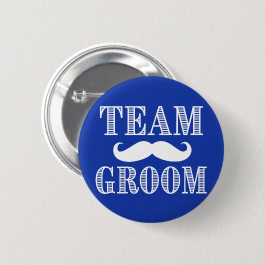 Team Groom Groomsmen, knop Ronde Button 5,7 Cm (Voorkant /achterkant)