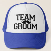 Team Groom Groomsmen snor pet (Voorkant)
