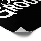 Team Groom Group Matching Bachelor Party 2024 Groo Poster (Hoek)