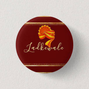 Team Groom ladkewale badge Knop Ronde Button 3,2 Cm
