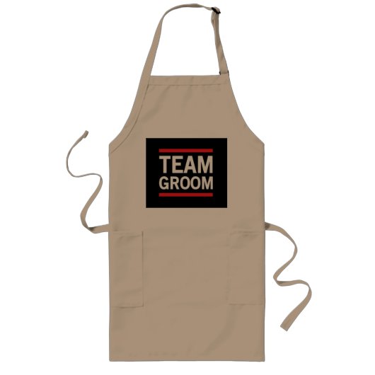 Team Groom Lang Schort (Voorkant)