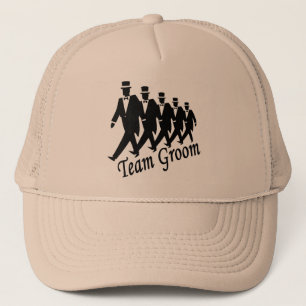 Team Groom (Mannen) Trucker Pet