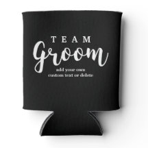 Team Groom Modern Wedding Favors for Groomsmen