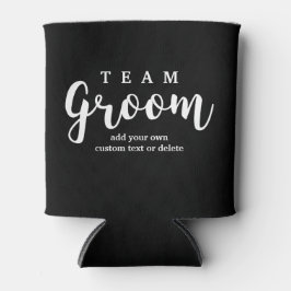 Team Groom Modern Wedding Favors for Groomsmen Blikjeskoeler
