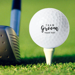 Team Groom Modern Wedding Favors for Groomsmen Golfballen