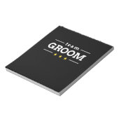 Team Groom Notitieblok (Linkerzijde)