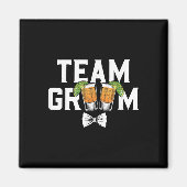 Team Groom Party Bachelor Shots Bride Wedding Magneet (Voorkant)