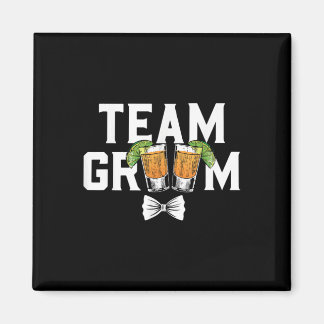 Team Groom Party Bachelor Shots Bride Wedding Magneet
