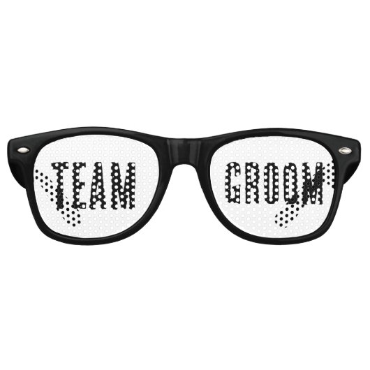 TEAM GROOM PARTY ZONNEBRIL (Voorkant)