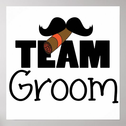 Team Groom Poster (Voorkant)