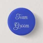 Team Groom Ronde Button 3,2 Cm (Voorkant)
