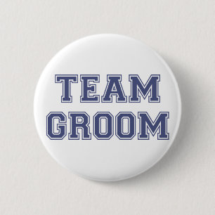 Team Groom Ronde Button 5,7 Cm
