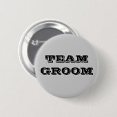 Team Groom Ronde Button 5,7 Cm (Voorkant /achterkant)
