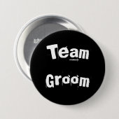 Team Groom Ronde Button 7,6 Cm (Voorkant /achterkant)