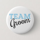 Team Groom script Ronde Button 5,7 Cm (Voorkant)