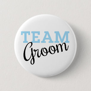 Team Groom script Ronde Button 5,7 Cm