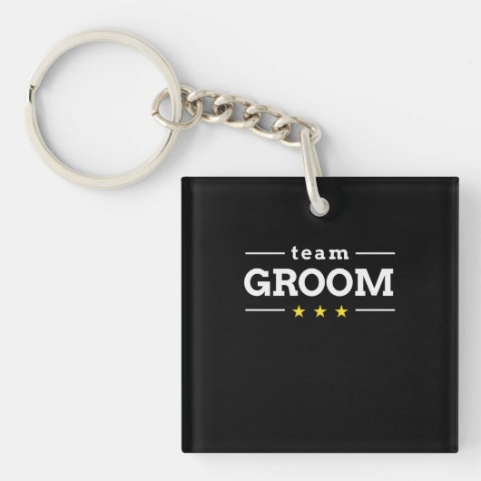 Team Groom Sleutelhanger (voorkant)
