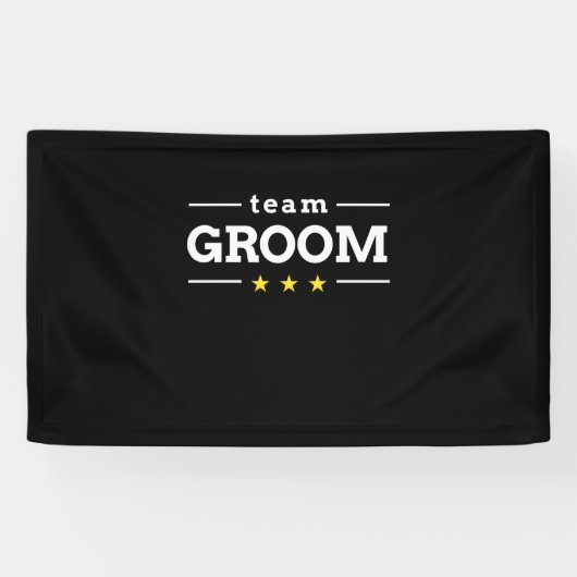 Team Groom Spandoek (Horizontaal)