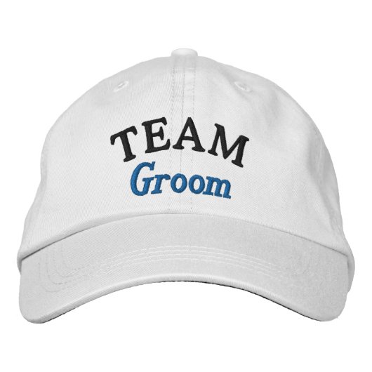 Team Groom Specialized Embroided Baseball Pet (Voorkant)