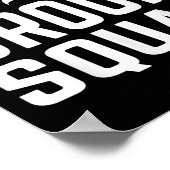 Team Groom Squad Huwelijk Bachelor Party Gift Marr Poster (Hoek)