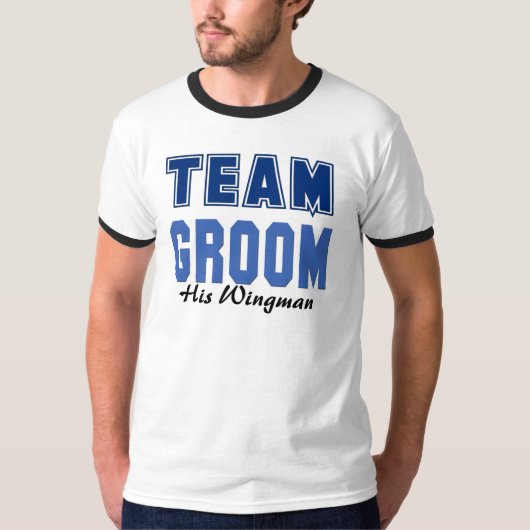 Team Groom T-shirt (Voorkant)