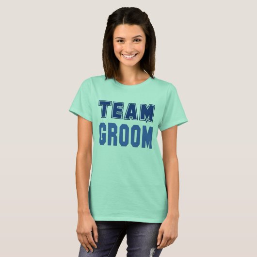 Team Groom T-shirt (Voorkant volledig)
