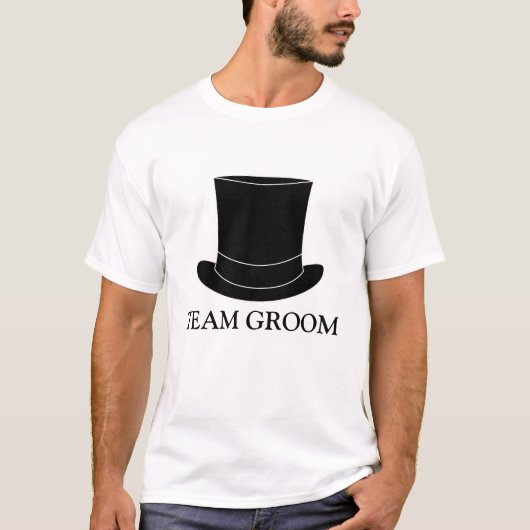 Team groom t shirt voor groomsmen (Voorkant)