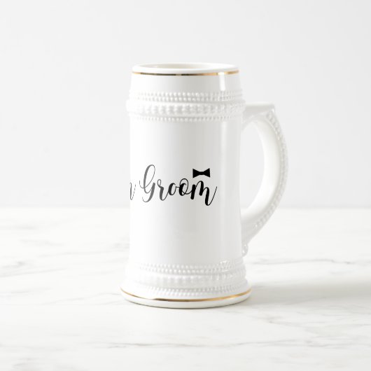 Team Groom-Wedding,-Bachelor-partij-stropdas Bierpul (Voorkant rechts)