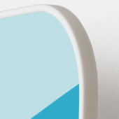 Team Groom Wedding Party Blue Stripe Persoonlijk Pickleball Paddle (Links Detail)