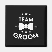 Team Groom Wedding Party Gift Magneet (Voorkant)