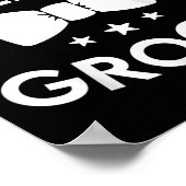 Team Groom Wedding Party Gift Poster (Hoek)