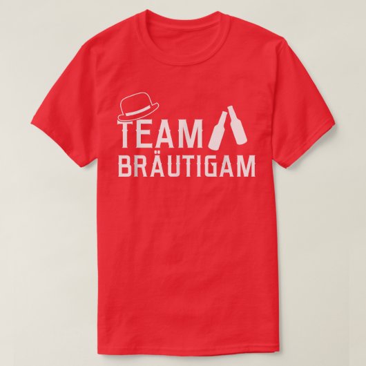 Team GroomBachelor Party2117 T-shirt (Design voorkant)