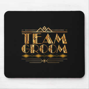 Team Grooms Bruidegom Mannen Matching Glamou Muismat