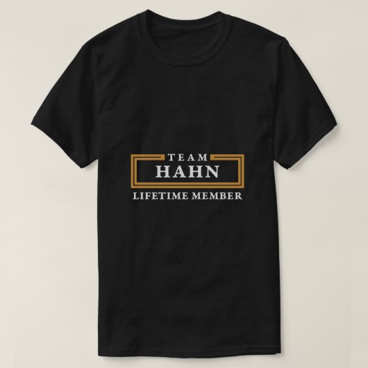Team Hahn Lifetime Shirt (Design voorkant)