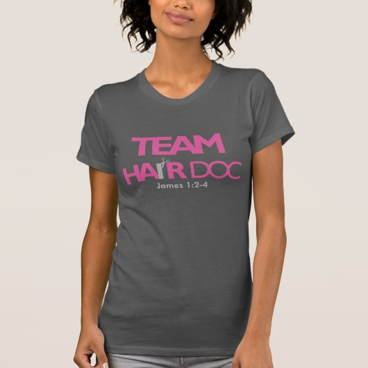 Team Hair Doc (Racerback) T-shirt (Voorkant)