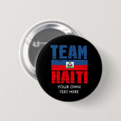 TEAM HAÏTI RONDE BUTTON 5,7 CM (Voorkant /achterkant)