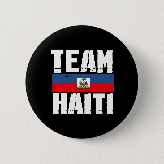 TEAM HAÏTI RONDE BUTTON 5,7 CM (Voorkant)