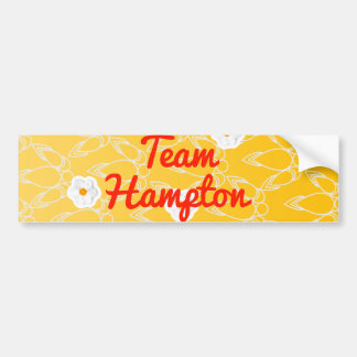 Team Hampton Bumpersticker