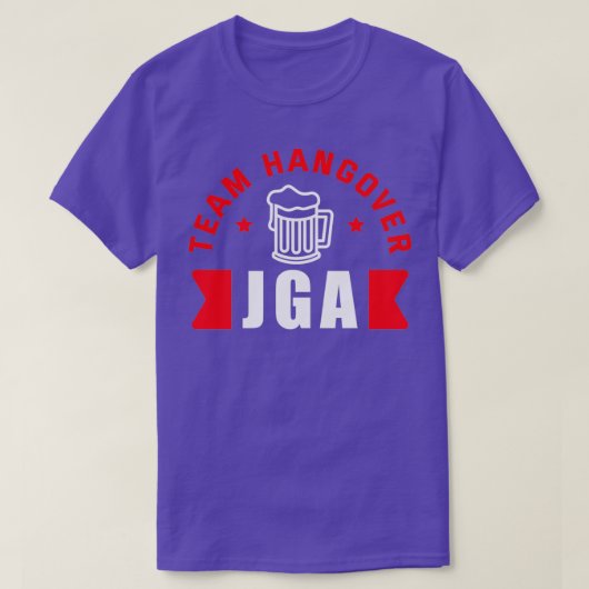 Team Hangover JGA 2 T-shirt (Design voorkant)