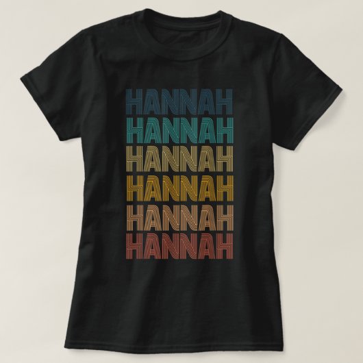 Team Hannah Proud Familienaam Naam, Achternaam Cad T-shirt (Design voorkant)
