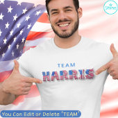 TEAM HARRIS Kamala Harris Supporter Ballon Brief T-shirt