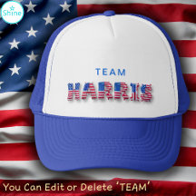 TEAM HARRIS Kamala Harris USA Vlag Ballon Letters