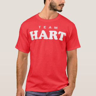 Team Hart Personalized Surname Bride Groom Family  T-shirt