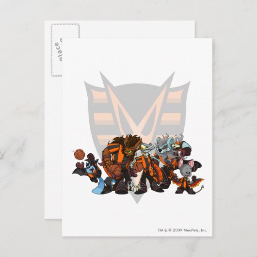 Team Haunted Bossen Group Briefkaart (Voorkant / Achterkant)