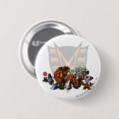 Team Haunted Bossen Group Ronde Button 5,7 Cm (Voorkant /achterkant)