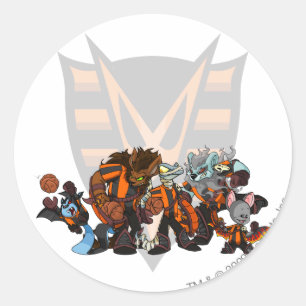 Team Haunted Bossen Group Ronde Sticker