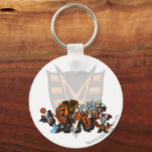 Team Haunted Bossen Group Sleutelhanger (Voorkant)