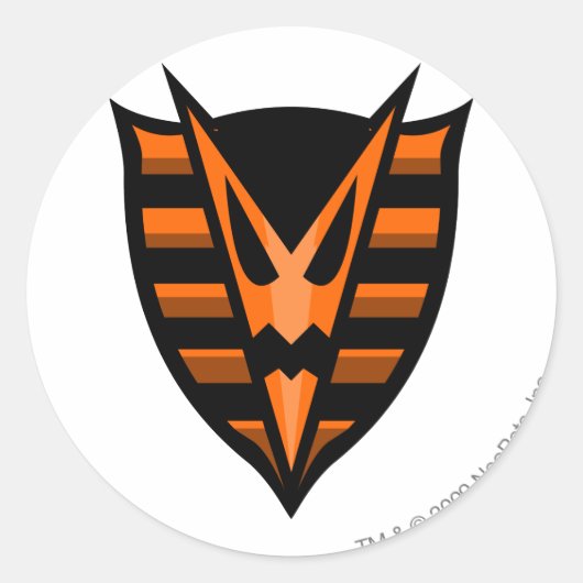 Team Haunted Bossen Logo Ronde Sticker (Voorkant)