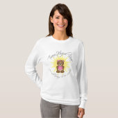 team hazel beer women's long-mantel shirt (wit) (Voorkant volledig)